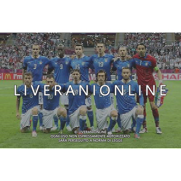 WARSZAWA 28/06/2012 STADION NARODOWY 2012 PILKA NOZNA EURO 2012 POLFINAL MECZ NIEMCY WLOCHY WARSAW NATIONAL STADIUM FOOTBALL EURO 2012 SEMI FINAL MATCH GERMANY ITALY N/Z (L) DRUZYNA WLOCHY FOTO KAMIL KRASZEWSKI APPA --- Newspix.pl EUROPEI 2012 GERMANIA ITALIA AG ALDO LIVERANI SAS - ITALY ONLY - *** Local Caption *** www.newspix.pl mail us: info@newspix.pl call us: 0048 022 23 22 222 --- Polish Picture Agency by Ringier Axel Springer Poland