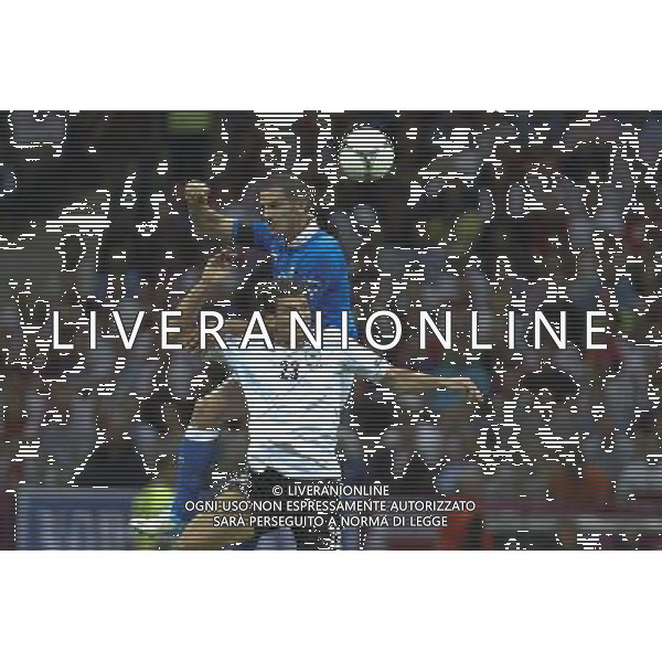 28.06.2012 WARSZAWA - STADION NARODOWY ( WARSAW POLAND NATIONAL STADIUM) PILKA NOZNA (FOOTBALL ) MISTRZOSTWA EUROPY W PILCE NOZNEJ UEFA EURO 2012 ( EUROPEAN CHAMPIONSHIPS UEFA EURO 2012 ) POLFINAL (SEMIFINAL) MECZ NIEMCY - WLOCHY ( GAME GERMANY - ITALY) NZ MARIO GOMEZ ( L) BONUCCI ( P) FOTO KATARZYNA PLEWCZYNSKA/CYFRASPORT --- Newspix.pl EUROPEI 2012 GERMANIA ITALIA AG ALDO LIVERANI SAS - ITALY ONLY - *** Local Caption *** www.newspix.pl mail us: info@newspix.pl call us: 0048 022 23 22 222 --- Polish Picture Agency by Ringier Axel Springer Poland