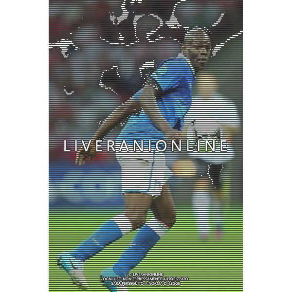 28.06.2012 WARSZAWA - STADION NARODOWY ( WARSZAWA POLAND NATIONAL STADIUM) PILKA NOZNA (FOOTBALL ) MISTRZOSTWA EUROPY W PILCE NOZNEJ UEFA EURO 2012 ( EUROPEAN CHAMPIONSHIPS UEFA EURO 2012 ) POLFINAL ( SEMI-FINALS ) MECZ NIEMCY - WLOCHY ( GAME GERMANY - ITALY ) NZ MARIO BALOTELLI FOTO LUKASZ GROCHALA/CYFRASPORT --- Newspix.pl EUROPEI 2012 GERMANIA ITALIA AG ALDO LIVERANI SAS - ITALY ONLY - *** Local Caption *** www.newspix.pl mail us: info@newspix.pl call us: 0048 022 23 22 222 --- Polish Picture Agency by Ringier Axel Springer Poland