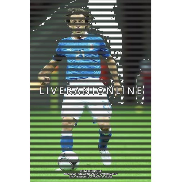 28.06.2012 WARSZAWA - STADION NARODOWY ( WARSZAWA POLAND NATIONAL STADIUM) PILKA NOZNA (FOOTBALL ) MISTRZOSTWA EUROPY W PILCE NOZNEJ UEFA EURO 2012 ( EUROPEAN CHAMPIONSHIPS UEFA EURO 2012 ) POLFINAL ( SEMI-FINALS ) MECZ NIEMCY - WLOCHY ( GAME GERMANY - ITALY ) NZ ANDREA PIRLO FOTO LUKASZ GROCHALA/CYFRASPORT --- Newspix.pl EUROPEI 2012 GERMANIA ITALIA AG ALDO LIVERANI SAS - ITALY ONLY - *** Local Caption *** www.newspix.pl mail us: info@newspix.pl call us: 0048 022 23 22 222 --- Polish Picture Agency by Ringier Axel Springer Poland