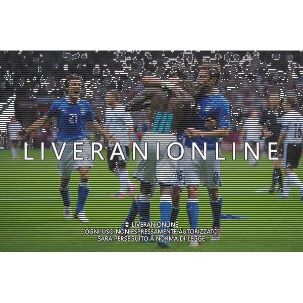 28.06.2012 WARSZAWA (WARSAW) STADION NARODOWY (THE NATIONAL STADIUM) PILKA NOZNA (SOCCER) MISTRZOSTWA EURO 2012 POLSKA UKRAINA (UEFA EURO 2012 POLAND UKRAINE) POLFINAL (SEMIFINAL) MECZ NIEMCY - WLOCHY (GERMANY - ITALY DEUTSCHLAND - ITALY) N/Z MARIO BALOTELLI GOL RADOSC BRAMKAKOSZULKA FOT RAFAL OLEKSIEWICZ / PRESSFOCUS NEWSPIXPL --- Newspix.pl EUROPEI 2012 GERMANIA ITALIA AG ALDO LIVERANI SAS - ITALY ONLY - *** Local Caption *** www.newspix.pl mail us: info@newspix.pl call us: 0048 022 23 22 222 --- Polish Picture Agency by Ringier Axel Springer Poland