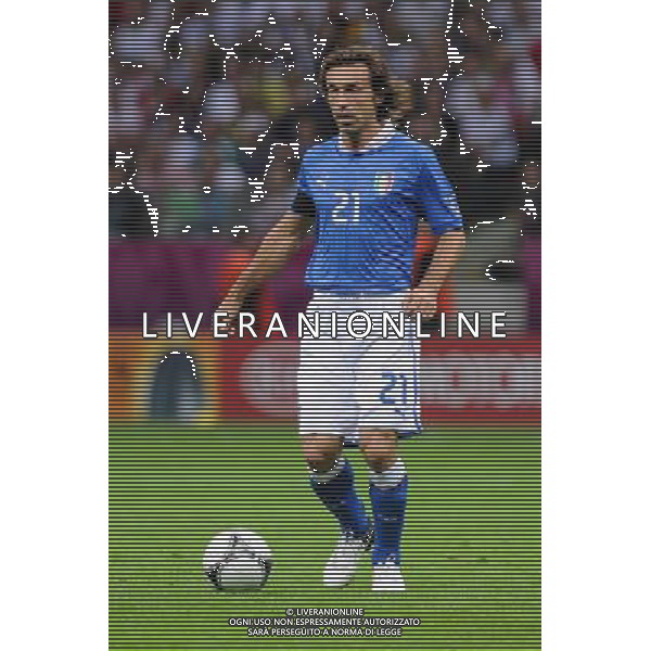28.06.2012 WARSZAWA (WARSAW) STADION NARODOWY (THE NATIONAL STADIUM) PILKA NOZNA (SOCCER) MISTRZOSTWA EURO 2012 POLSKA UKRAINA (UEFA EURO 2012 POLAND UKRAINE) POLFINAL (SEMIFINAL) MECZ NIEMCY - WLOCHY (GERMANY - ITALY DEUTSCHLAND - ITALY) N/Z ANDREA PIRLO SZLWETKA FOT RAFAL OLEKSIEWICZ / PRESSFOCUS NEWSPIXPL --- Newspix.pl EUROPEI 2012 GERMANIA ITALIA AG ALDO LIVERANI SAS - ITALY ONLY - *** Local Caption *** www.newspix.pl mail us: info@newspix.pl call us: 0048 022 23 22 222 --- Polish Picture Agency by Ringier Axel Springer Poland