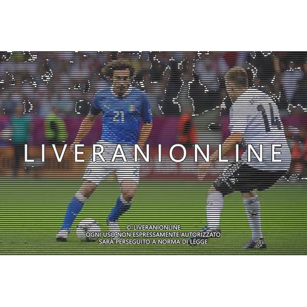 28.06.2012 WARSZAWA (WARSAW) STADION NARODOWY (THE NATIONAL STADIUM) PILKA NOZNA (SOCCER) MISTRZOSTWA EURO 2012 POLSKA UKRAINA (UEFA EURO 2012 POLAND UKRAINE) POLFINAL (SEMIFINAL) MECZ NIEMCY - WLOCHY (GERMANY - ITALY DEUTSCHLAND - ITALY) N/Z ANDREA PIRLO FOT RAFAL OLEKSIEWICZ / PRESSFOCUS NEWSPIXPL --- Newspix.pl EUROPEI 2012 GERMANIA ITALIA AG ALDO LIVERANI SAS - ITALY ONLY - *** Local Caption *** www.newspix.pl mail us: info@newspix.pl call us: 0048 022 23 22 222 --- Polish Picture Agency by Ringier Axel Springer Poland