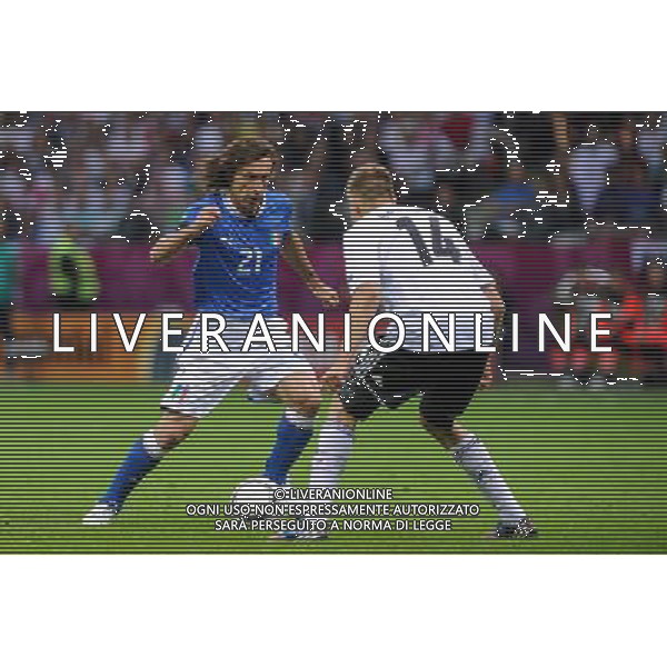 28.06.2012 WARSZAWA (WARSAW) STADION NARODOWY (THE NATIONAL STADIUM) PILKA NOZNA (SOCCER) MISTRZOSTWA EURO 2012 POLSKA UKRAINA (UEFA EURO 2012 POLAND UKRAINE) POLFINAL (SEMIFINAL) MECZ NIEMCY - WLOCHY (GERMANY - ITALY DEUTSCHLAND - ITALY) N/Z ANDREA PIRLO FOT RAFAL OLEKSIEWICZ / PRESSFOCUS NEWSPIXPL --- Newspix.pl EUROPEI 2012 GERMANIA ITALIA AG ALDO LIVERANI SAS - ITALY ONLY - *** Local Caption *** www.newspix.pl mail us: info@newspix.pl call us: 0048 022 23 22 222 --- Polish Picture Agency by Ringier Axel Springer Poland