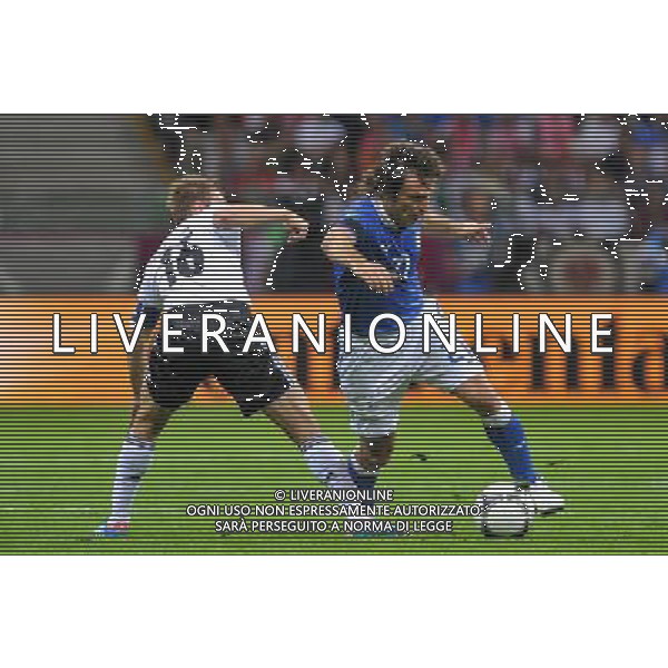 28.06.2012 WARSZAWA (WARSAW) STADION NARODOWY (THE NATIONAL STADIUM) PILKA NOZNA (SOCCER) MISTRZOSTWA EURO 2012 POLSKA UKRAINA (UEFA EURO 2012 POLAND UKRAINE) POLFINAL (SEMIFINAL) MECZ NIEMCY - WLOCHY (GERMANY - ITALY DEUTSCHLAND - ITALY) N/Z ANDREA PIRLO FOT RAFAL OLEKSIEWICZ / PRESSFOCUS NEWSPIXPL --- Newspix.pl EUROPEI 2012 GERMANIA ITALIA AG ALDO LIVERANI SAS - ITALY ONLY - *** Local Caption *** www.newspix.pl mail us: info@newspix.pl call us: 0048 022 23 22 222 --- Polish Picture Agency by Ringier Axel Springer Poland