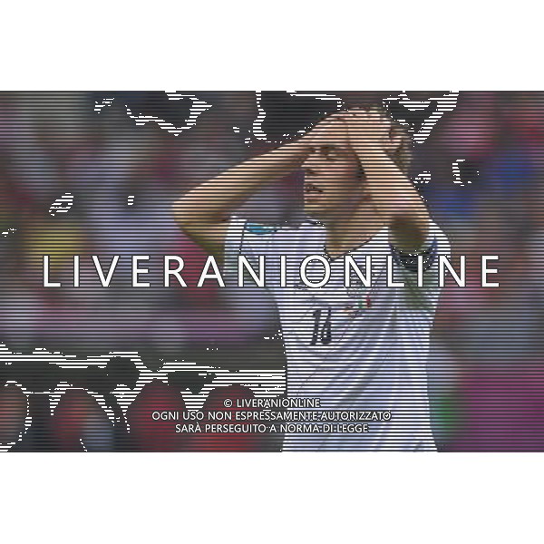 28.06.2012 WARSZAWA (WARSAW) STADION NARODOWY (THE NATIONAL STADIUM) PILKA NOZNA (SOCCER) MISTRZOSTWA EURO 2012 POLSKA UKRAINA (UEFA EURO 2012 POLAND UKRAINE) POLFINAL (SEMIFINAL) MECZ NIEMCY - WLOCHY (GERMANY - ITALY DEUTSCHLAND - ITALY) N/Z PHILIPP LAHM PORTRET SMUTK RECE NA GLOWIE FOT RAFAL OLEKSIEWICZ / PRESSFOCUS NEWSPIXPL --- Newspix.pl EUROPEI 2012 GERMANIA ITALIA AG ALDO LIVERANI SAS - ITALY ONLY - *** Local Caption *** www.newspix.pl mail us: info@newspix.pl call us: 0048 022 23 22 222 --- Polish Picture Agency by Ringier Axel Springer Poland