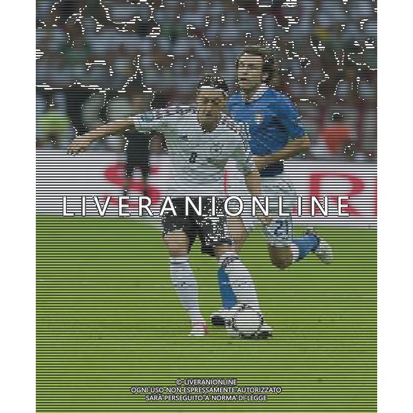 WARSZAWA 28- 06- 2012 STADION NARODOWY PRZY AL KSIECIA J PONIATOWSKIEGO 1 ARENA EURO 2012 MECZ NR 30 POLFINAL EURO 2012 NIEMCY v WLOCHY NZ MESUT OZIL - ANDREA PIRLO FOT KRYSTYNA PACZKOWSKA/NEWSPIX.PL NATIONAL STADIUM WARSAW AT AL KSIECIA J PONIATOWSKIEGO 1 MATCH 30 OF EURO 2012 SEMI FINAL GERMANY v ITALY --- Newspix.pl EUROPEI 2012 GERMANIA ITALIA AG ALDO LIVERANI SAS - ITALY ONLY - *** Local Caption *** www.newspix.pl mail us: info@newspix.pl call us: 0048 022 23 22 222 --- Polish Picture Agency by Ringier Axel Springer Poland