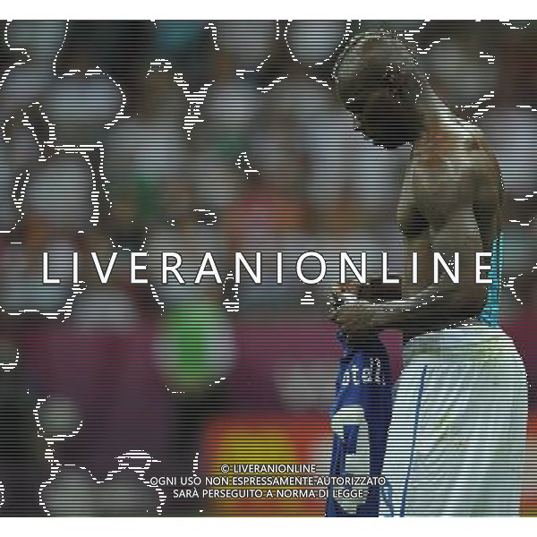 Campionati Europei UEFA 2012 Polonia/Ucraina Semifinale Varsavia (Polonia) - 28.06.2012 Germania-Italia Nella Foto:Balotelli Mario /Ph.Vitez-Ag. Aldo Liverani