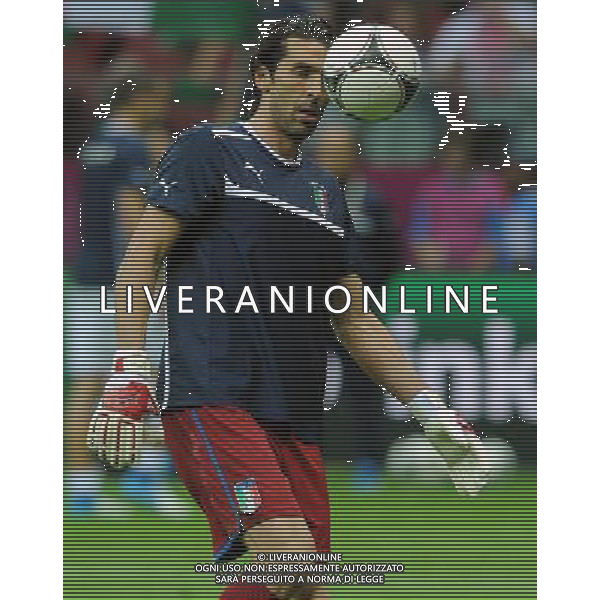 Campionati Europei UEFA 2012 Polonia/Ucraina Semifinale Varsavia (Polonia) - 28.06.2012 Germania-Italia Nella Foto:Buffon Gianluigi /Ph.Vitez-Ag. Aldo Liverani