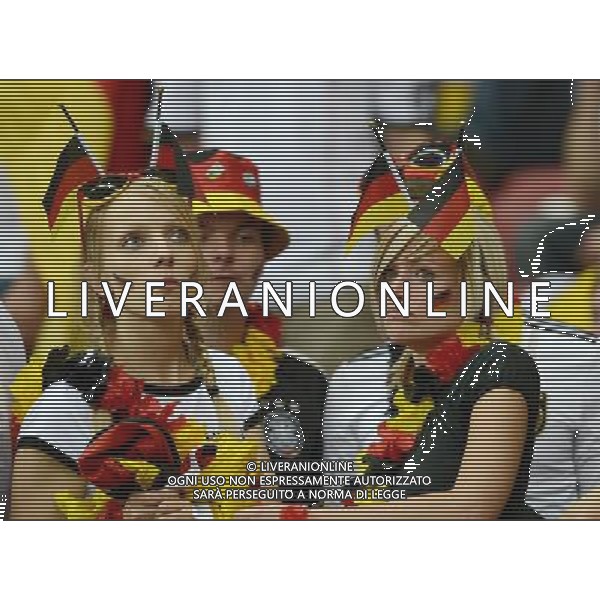 (120629) -- WARSAW, June 29, 2012 () -- Fans of Germany react after the semifinal match between Germany and Italy at the Euro 2012 football championships in Warsaw, Poland, June 28, 2012. Italy won 2-1 to enter the final. (/Ma Ning) (jyc) PHOTOSHOT/AG ALDO LIVERANI SAS - ITALY ONLY -