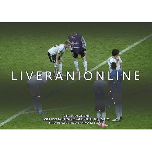 (120629) -- WARSAW, June 29, 2012 () -- Players of Germany react after the semifinal match between Germany and Italy at the Euro 2012 football championships in Warsaw, Poland, June 28, 2012. Italy won 2-1 to enter the final. (/Wu Wei) (jyc) PHOTOSHOT/AG ALDO LIVERANI SAS - ITALY ONLY -