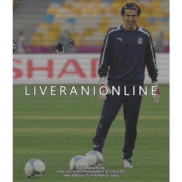 Campionati Europei UEFA 2012 Polonia/Ucraina Finale Kiev (Ucraina) - 30.06.2012 Allenamento Italia Nella Foto:buffon /Ph.Vitez-Ag. Aldo Liverani