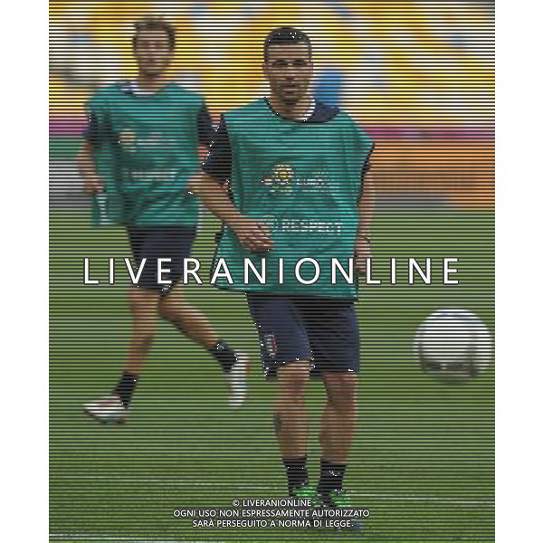 Campionati Europei UEFA 2012 Polonia/Ucraina Finale Kiev (Ucraina) - 30.06.2012 Allenamento Italia Nella Foto:di natale /Ph.Vitez-Ag. Aldo Liverani