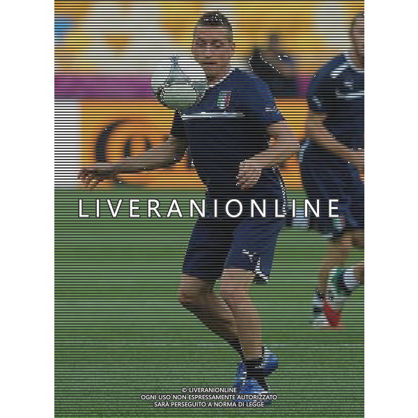 Campionati Europei UEFA 2012 Polonia/Ucraina Finale Kiev (Ucraina) - 30.06.2012 Allenamento Italia Nella Foto:giaccherini /Ph.Vitez-Ag. Aldo Liverani