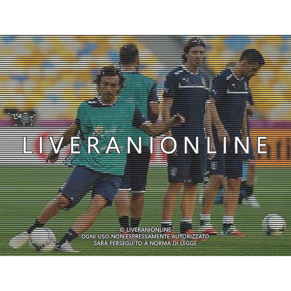 Campionati Europei UEFA 2012 Polonia/Ucraina Finale Kiev (Ucraina) - 30.06.2012 Allenamento Italia Nella Foto:pirlo /Ph.Vitez-Ag. Aldo Liverani