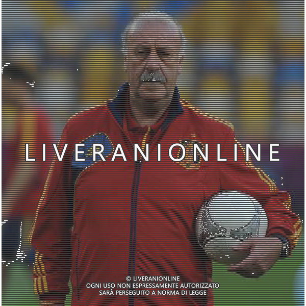 Campionati Europei UEFA 2012 Polonia/Ucraina Finale Kiev (Ucraina) - 30.06.2012 Allenamento Spagna Nella Foto:del bosque /Ph.Vitez-Ag. Aldo Liverani