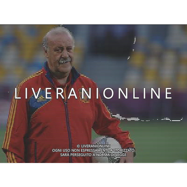 Campionati Europei UEFA 2012 Polonia/Ucraina Finale Kiev (Ucraina) - 30.06.2012 Allenamento Spagna Nella Foto:del bosque /Ph.Vitez-Ag. Aldo Liverani