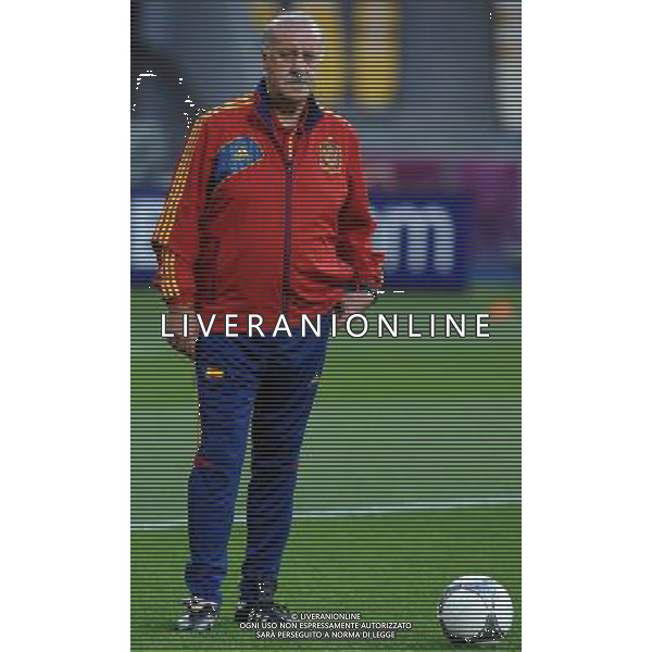 Campionati Europei UEFA 2012 Polonia/Ucraina Finale Kiev (Ucraina) - 30.06.2012 Allenamento Spagna Nella Foto:del bosque /Ph.Vitez-Ag. Aldo Liverani