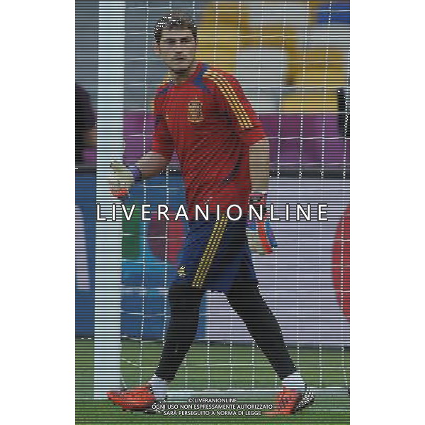 Campionati Europei UEFA 2012 Polonia/Ucraina Finale Kiev (Ucraina) - 30.06.2012 Allenamento Spagna Nella Foto:casillas /Ph.Vitez-Ag. Aldo Liverani