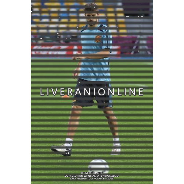 30.06.2012, KIJOW, PILKA NOZNA, FOOTBALL, MISTRZOSTWA EUROPY W PILCE NOZNEJ, EURO 2012, FOOTBALL EUROPEAN CHAMPIONSHIP, TRENING REPREZENTACJI HISZPANII, GERARD PIQUE (ESP), FOT. TOMASZ JASTRZEBOWSKI / FOTO OLIMPIK/NEWSPIX.PL --- Newspix.pl SPAIN NATIONAL TEAM TRAINIG IN KIEV AG ALDO LIVERANI S A S ONLY ITALY *** Local Caption *** www.newspix.pl mail us: info@newspix.pl call us: 0048 022 23 22 222 --- Polish Picture Agency by Ringier Axel Springer Poland