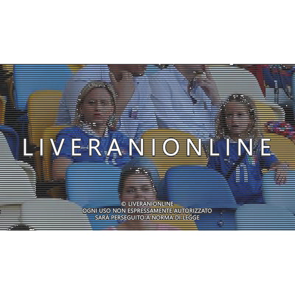 Campionati Europei UEFA 2012 Polonia/Ucraina Finale Kiev (Ucraina) - 01.07.2012 Spagna-Italia Nella Foto:moglie di natale /Ph.Vitez-Ag. Aldo Liverani