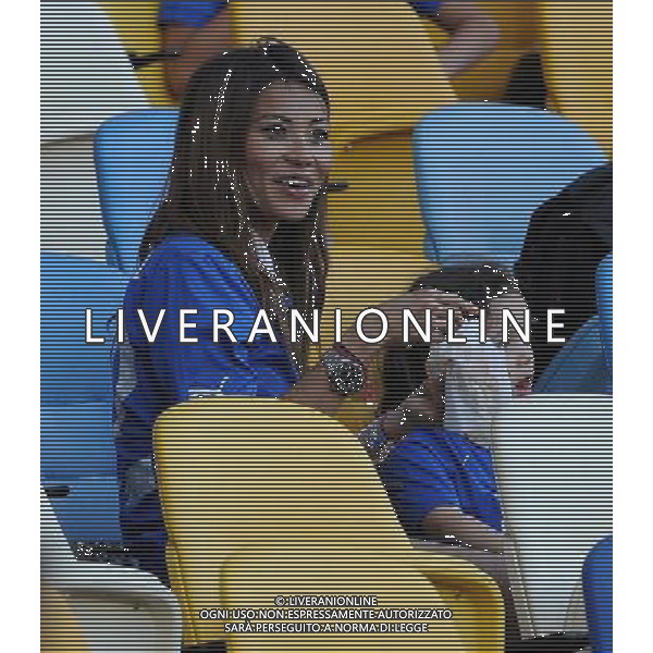 Campionati Europei UEFA 2012 Polonia/Ucraina Finale Kiev (Ucraina) - 01.07.2012 Spagna-Italia Nella Foto:compagna diamanti /Ph.Vitez-Ag. Aldo Liverani