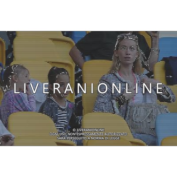 Campionati Europei UEFA 2012 Polonia/Ucraina Finale Kiev (Ucraina) - 01.07.2012 Spagna-Italia Nella Foto:compagna balzaretti /Ph.Vitez-Ag. Aldo Liverani