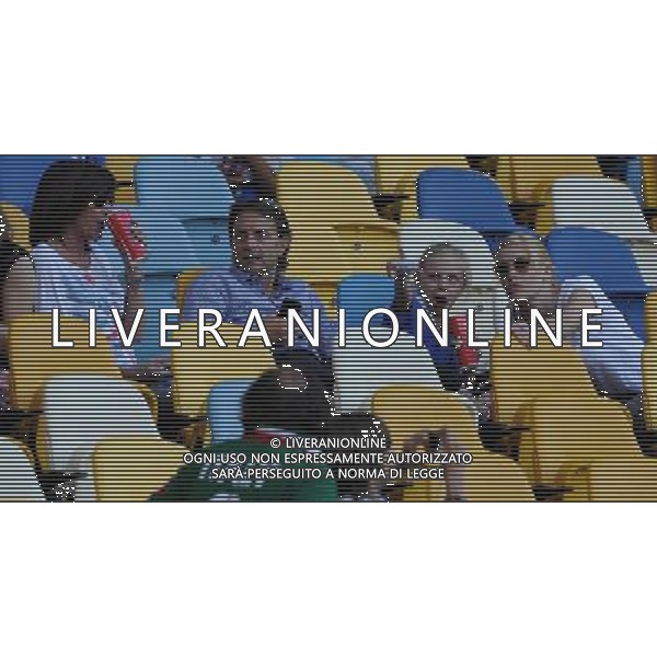 Campionati Europei UEFA 2012 Polonia/Ucraina Finale Kiev (Ucraina) - 01.07.2012 Spagna-Italia Nella Foto:famiglia de rossi /Ph.Vitez-Ag. Aldo Liverani