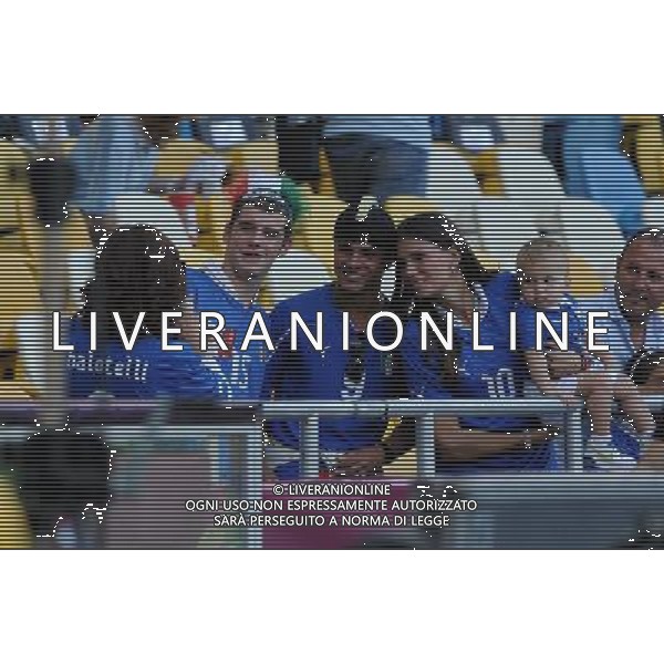 Campionati Europei UEFA 2012 Polonia/Ucraina Finale Kiev (Ucraina) - 01.07.2012 Spagna-Italia Nella Foto:moglie cassano mamma balotelli fratelli /Ph.Vitez-Ag. Aldo Liverani