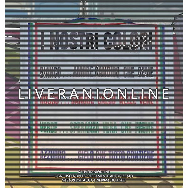 Campionati Europei UEFA 2012 Polonia/Ucraina Finale Kiev (Ucraina) - 01.07.2012 Spagna-Italia Nella Foto:tifosi italia /Ph.Vitez-Ag. Aldo Liverani