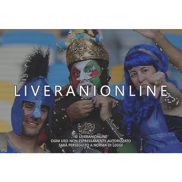 Campionati Europei UEFA 2012 Polonia/Ucraina Finale Kiev (Ucraina) - 01.07.2012 Spagna-Italia Nella Foto:tifosi italia /Ph.Vitez-Ag. Aldo Liverani