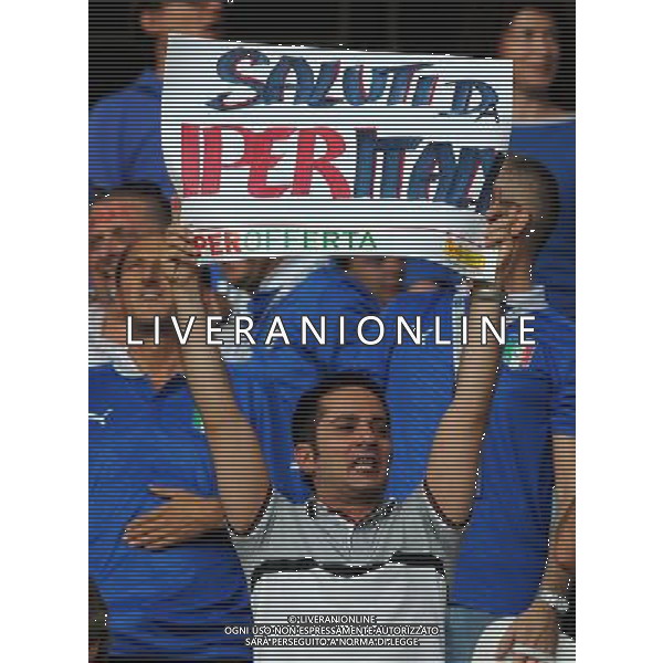 Campionati Europei UEFA 2012 Polonia/Ucraina Finale Kiev (Ucraina) - 01.07.2012 Spagna-Italia Nella Foto:tifosi italia /Ph.Vitez-Ag. Aldo Liverani