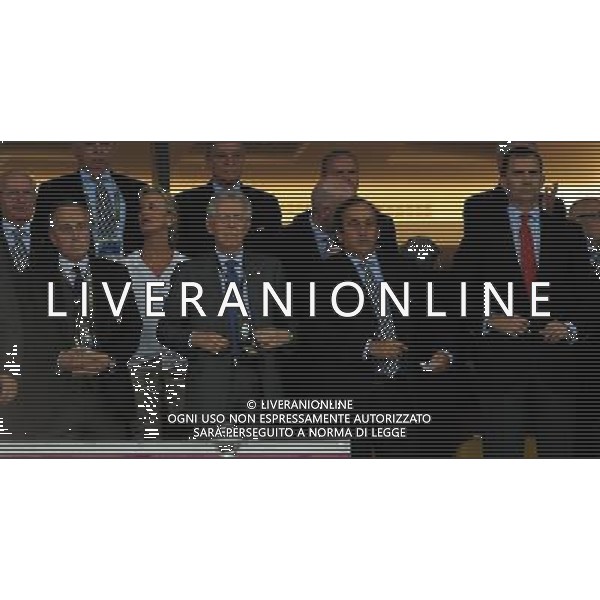 Campionati Europei UEFA 2012 Polonia/Ucraina Finale Kiev (Ucraina) - 01.07.2012 Spagna-Italia Nella Foto:abete monti platini filippo /Ph.Vitez-Ag. Aldo Liverani