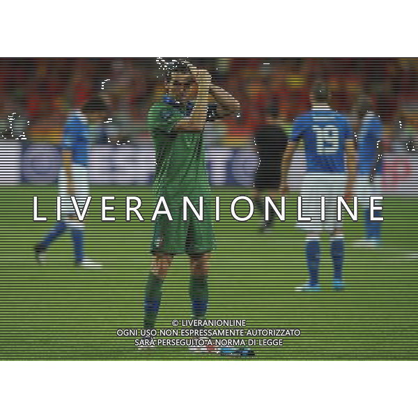 Campionati Europei UEFA 2012 Polonia/Ucraina Finale Kiev (Ucraina) - 01.07.2012 Spagna-Italia Nella Foto:buffon /Ph.Vitez-Ag. Aldo Liverani