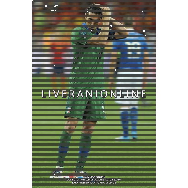 Campionati Europei UEFA 2012 Polonia/Ucraina Finale Kiev (Ucraina) - 01.07.2012 Spagna-Italia Nella Foto:buffon /Ph.Vitez-Ag. Aldo Liverani