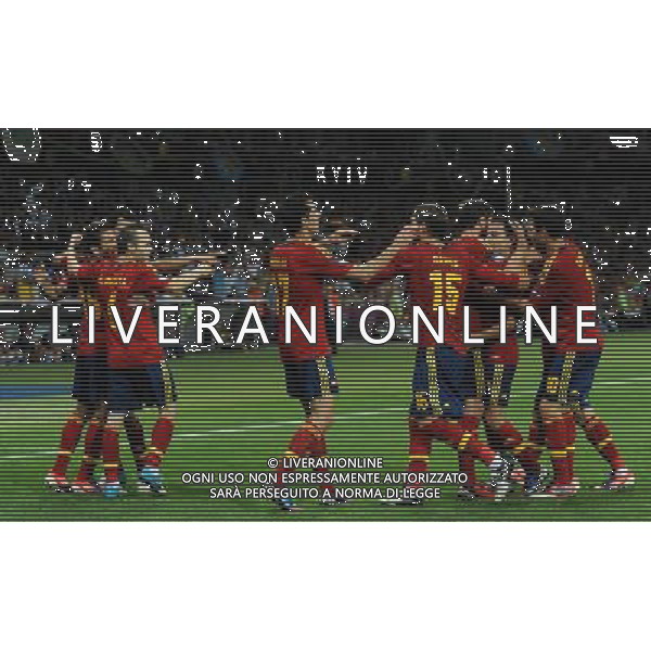 Campionati Europei UEFA 2012 Polonia/Ucraina Finale Kiev (Ucraina) - 01.07.2012 Spagna-Italia Nella Foto:jordi alba esulta /Ph.Vitez-Ag. Aldo Liverani