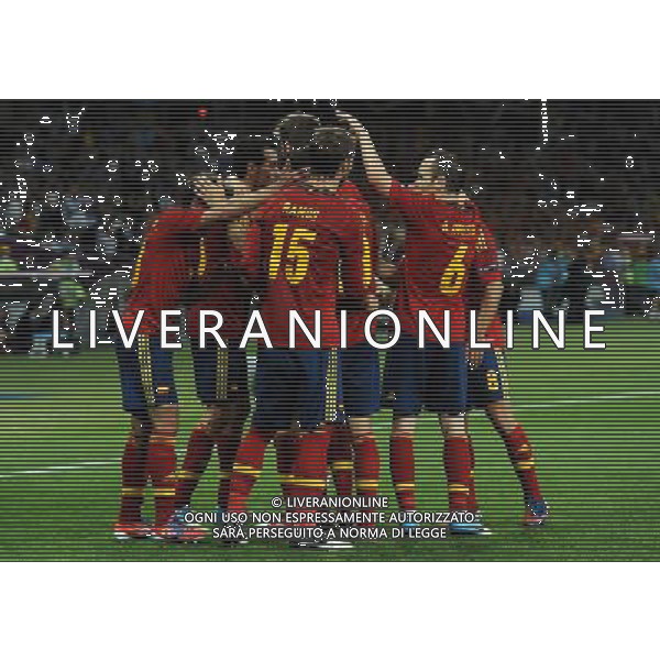 Campionati Europei UEFA 2012 Polonia/Ucraina Finale Kiev (Ucraina) - 01.07.2012 Spagna-Italia Nella Foto:jordi alba esulta /Ph.Vitez-Ag. Aldo Liverani