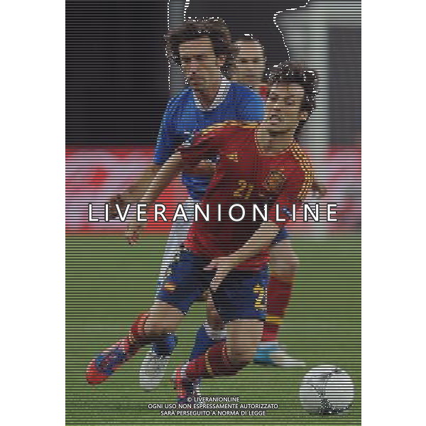 Campionati Europei UEFA 2012 Polonia/Ucraina Finale Kiev (Ucraina) - 01.07.2012 Spagna-Italia Nella Foto:silva pirlo /Ph.Vitez-Ag. Aldo Liverani