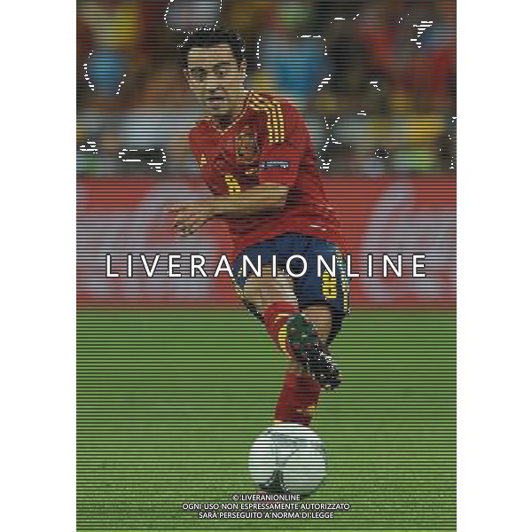 Campionati Europei UEFA 2012 Polonia/Ucraina Finale Kiev (Ucraina) - 01.07.2012 Spagna-Italia Nella Foto:xavi /Ph.Vitez-Ag. Aldo Liverani