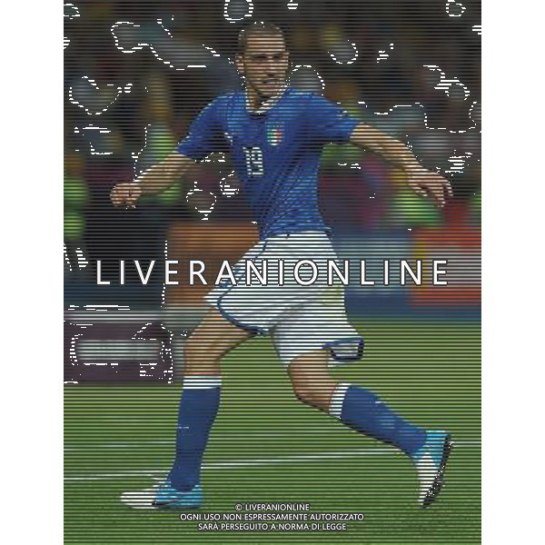 Campionati Europei UEFA 2012 Polonia/Ucraina Finale Kiev (Ucraina) - 01.07.2012 Spagna-Italia Nella Foto:bonucci /Ph.Vitez-Ag. Aldo Liverani