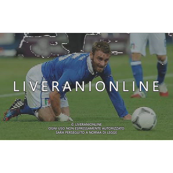 Campionati Europei UEFA 2012 Polonia/Ucraina Finale Kiev (Ucraina) - 01.07.2012 Spagna-Italia Nella Foto:de rossi /Ph.Vitez-Ag. Aldo Liverani