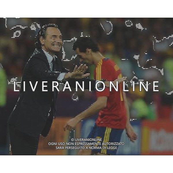 Campionati Europei UEFA 2012 Polonia/Ucraina Finale Kiev (Ucraina) - 01.07.2012 Spagna-Italia Nella Foto:prandelli /Ph.Vitez-Ag. Aldo Liverani