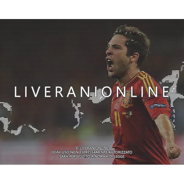 Campionati Europei UEFA 2012 Polonia/Ucraina Finale Kiev (Ucraina) - 01.07.2012 Spagna-Italia Nella Foto:jordi alba esulta /Ph.Vitez-Ag. Aldo Liverani