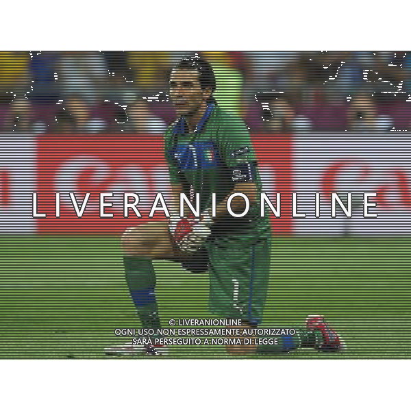 Campionati Europei UEFA 2012 Polonia/Ucraina Finale Kiev (Ucraina) - 01.07.2012 Spagna-Italia Nella Foto:delusione buffon /Ph.Vitez-Ag. Aldo Liverani