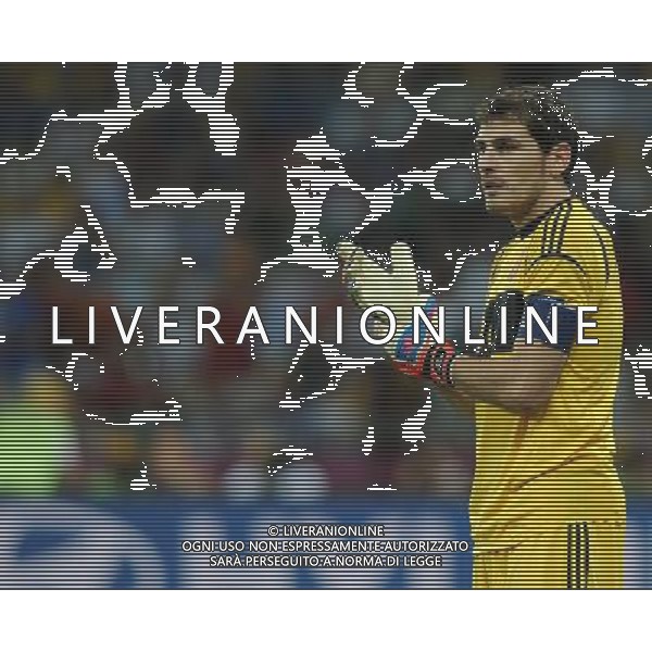 Campionati Europei UEFA 2012 Polonia/Ucraina Finale Kiev (Ucraina) - 01.07.2012 Spagna-Italia Nella Foto:casillas /Ph.Vitez-Ag. Aldo Liverani