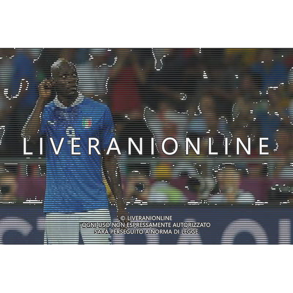 Campionati Europei UEFA 2012 Polonia/Ucraina Finale Kiev (Ucraina) - 01.07.2012 Spagna-Italia Nella Foto:balotelli /Ph.Vitez-Ag. Aldo Liverani