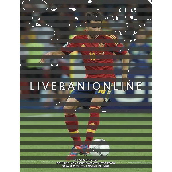 Campionati Europei UEFA 2012 Polonia/Ucraina Finale Kiev (Ucraina) - 01.07.2012 Spagna-Italia Nella Foto:jordi alba /Ph.Vitez-Ag. Aldo Liverani