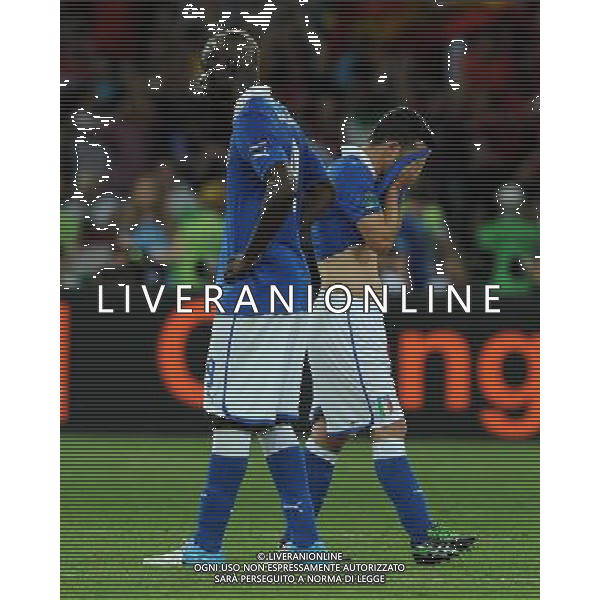 Campionati Europei UEFA 2012 Polonia/Ucraina Finale Kiev (Ucraina) - 01.07.2012 Spagna-Italia Nella Foto:delusione balotelli di natale /Ph.Vitez-Ag. Aldo Liverani