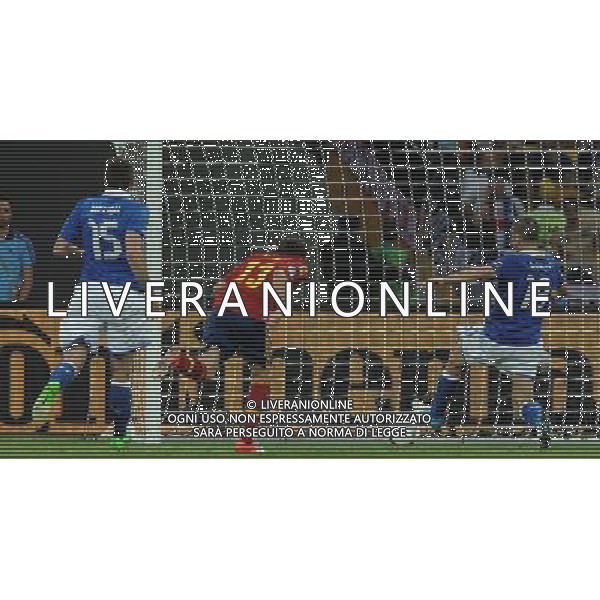 Campionati Europei UEFA 2012 Polonia/Ucraina Finale Kiev (Ucraina) - 01.07.2012 Spagna-Italia Nella Foto:mata gol /Ph.Vitez-Ag. Aldo Liverani