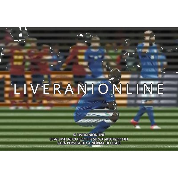 Campionati Europei UEFA 2012 Polonia/Ucraina Finale Kiev (Ucraina) - 01.07.2012 Spagna-Italia Nella Foto:delusione balotelli /Ph.Vitez-Ag. Aldo Liverani